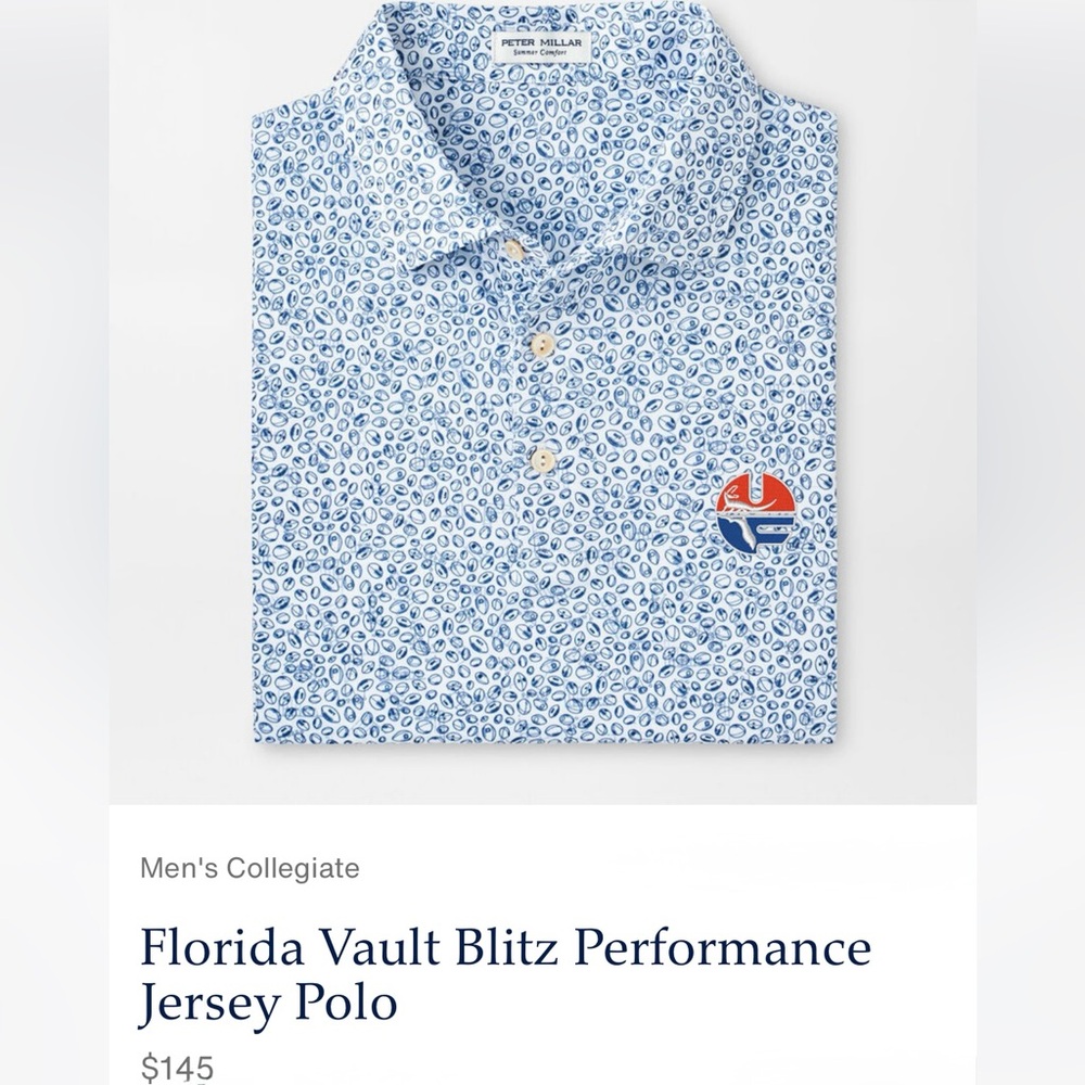 PETER MILLAR Florida Vault Blitz Performance Jersey Polo